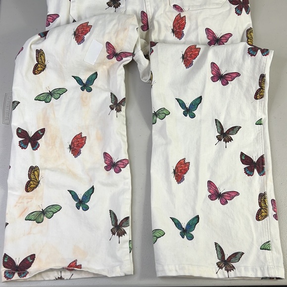 Rent the runway sz 12 Rachel Antonoff clem butterfly pattern jumpsuit rainbow - Picture 12 of 12